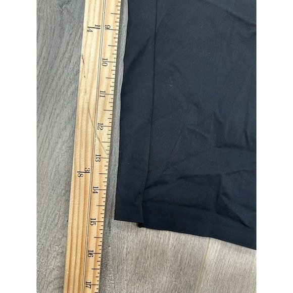 Aday Womens Pants Capri Leggings Mid Rise Elastic Waist Workout Black Size S - Picture 6 of 6